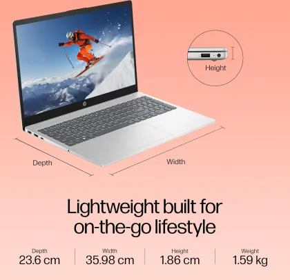 HP 15-fd0575TU Laptop (13th Gen Core i5/ 12GB/ 512GB SSD/ Win11 Home)