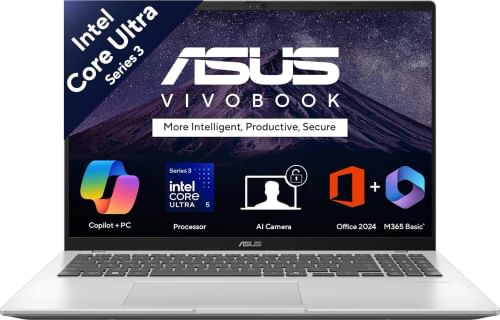 Asus Vivobook S16 2026 X1607AA-MB038WS Laptop (Intel Core Ultra 5 325/ 16GB/ 512GB SSD/ Win11 Home)