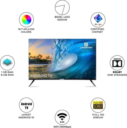 Limeberry LB431CN6 43 inch Full HD Smart QLED TV