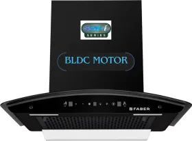 Faber Hood Iris BLDC FL HC BK IN 60 Auto Clean Wall Mounted Chimney