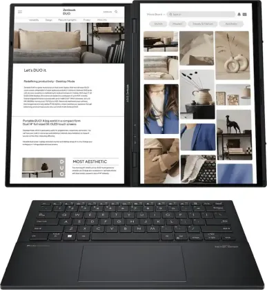 Asus Zenbook Duo OLED UX8406CA-IS99T Laptop (Intel Core Ultra 9 285H/ 32GB/ 2TB SSD/ Win11)