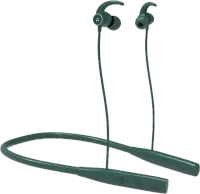 ambrane Melody Sync Neckband (IPX4 Water Resistant, 11 Hours Playtime, Green)