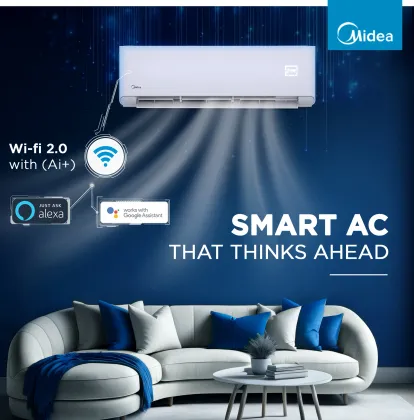 Midea MAI12SP5R35W0 1 Ton 5 Star 2025 Inverter Split AC