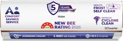 Haier HSA52KHD-RAI5NB-I 1.5 Ton 5 Star 2026 Inverter Split AC