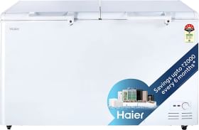 Haier HFC-500DM5 439 L 5 Star Double Door Deep Freezer