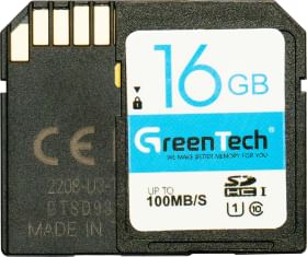Green Tech Neo GT031 16 GB Micro SDHC UHS-1 Class 10 Memory Card
