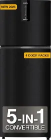 Whirlpool IF INV 355 Omega Black Conv-Y 308 L 3 Star Double Door Refrigerator