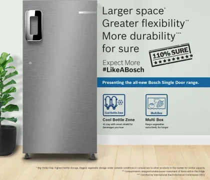 Bosch CST18S24NI 187 L 4 Star Single Door Refrigerator