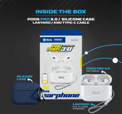 Bell Pods Pro 3.0 True Wireless Earbuds