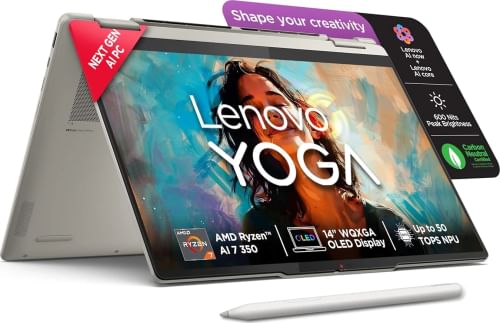 Lenovo Yoga 7 2-in-1 ‎‎14AKP10 83JR001EIN Laptop (AMD Ryzen AI 7 350/ 24GB/ 1TB SSD/ Win11 Home)