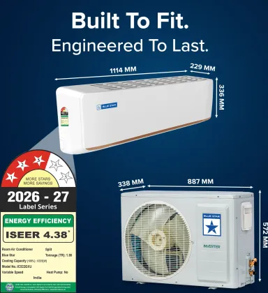 Blue Star IC322GXU 1.8 Ton 3 Star 2026 Inverter Split AC