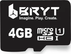 BRYT CL10 4GB Micro SDHC UHS-1 Memory Card