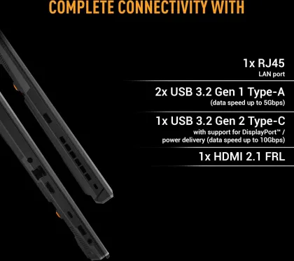 Asus TUF Gaming F16 FX607VJR-TU326WS Laptop (Intel Core 7 230H/ 16GB/ 512GB SSD/ Win11/ 6GB Graph)