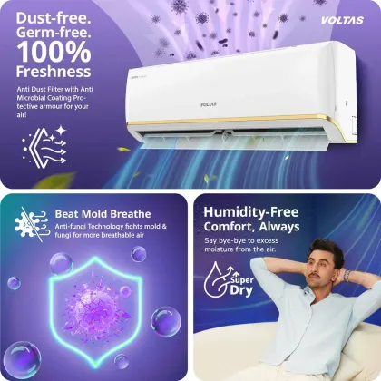 Voltas 183INV Vertis Zen Gold 1.5 Ton 3 Star Inverter Split AC