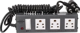 Girish Metal Power Strip 6A (4+4) Extension Cord