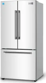 BLACK+DECKER BRF1800GIMW 18 Cu Ft French Door Refrigerator