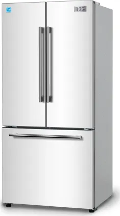 BLACK+DECKER BRF1800GIMW 18 Cu Ft French Door Refrigerator