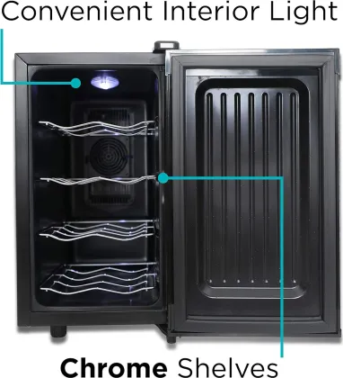 BLACK+DECKER BD60326 8 Bottle Wine Fridge