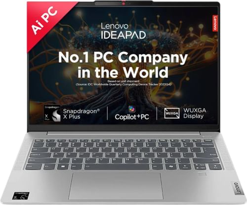 Lenovo IdeaPad Slim 5 14Q8X9 83HL003NIN Laptop (Snapdragon X Plus/ 16GB/ 1TB SSD/ Win11)