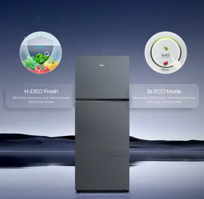 Haier HRF-5251BGKA-N 475 L 1 Star Double Door Refrigerator