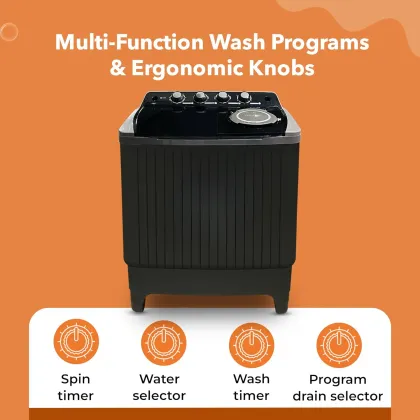 Power Guard PG85WM 8.5 Kg Semi Automatic Washing Machine