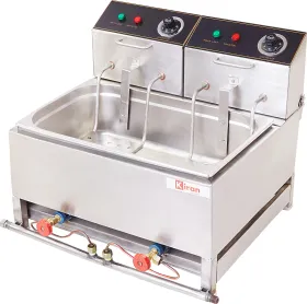 Kiran 16L Electric & Gas Deep Fryer