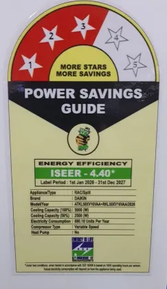 Daikin ATKL50XV16VAA 1.5 Ton 3 Star 2026 Inverter Split AC
