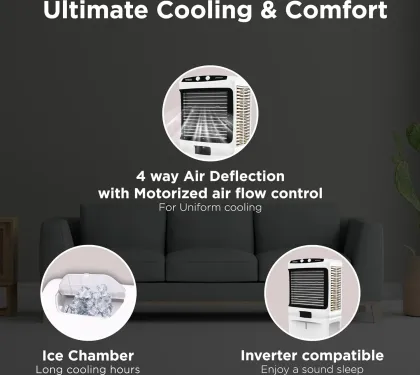 Hindware Powerstorm 125 L Desert Air Cooler