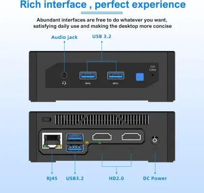 Skullsaints Cosmo Mini PC (12th Gen N100/ 16 GB RAM/ 512 GB SSD/ WIn 11) - image 4