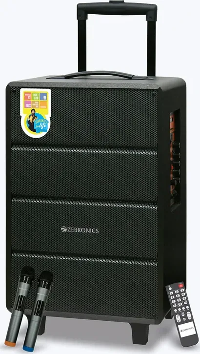 Zebronics Banjo Zeb Monster Pro 2X12L2 80W Trolley Speaker Price