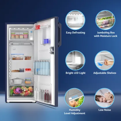 Acer AR190AD2FBTD 190 L 2 Star Single Door Refrigerator