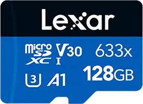 Lexar 633x 128GB Micro SDXC UHS-I Memory Card