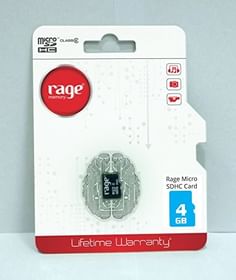 Rage Memory Card MicroSDHC (4GB) Class 4