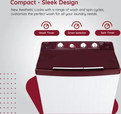 Inno-Q IQ-65EXCEL-IPN 6.5 Kg Semi Automatic Washing Machine