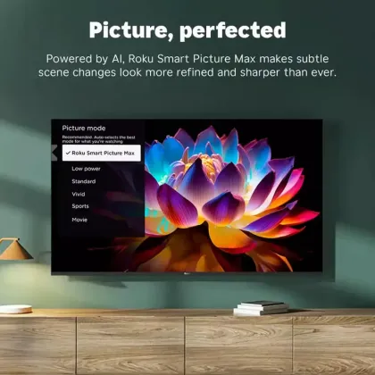 Roku Plus Series 55 inch Ultra HD 4K Smart QLED TV (55R6C7)