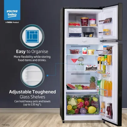 Voltas Beko RFF334D 283 L 2 Star Double Door Refrigerator