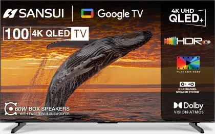 Sansui JSW100GSQLEDFF 100 inch Ultra HD 4K Smart QLED TV