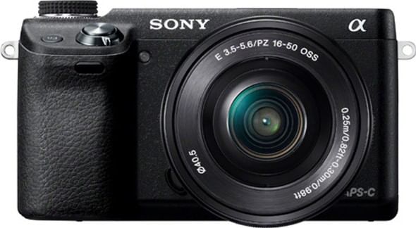 Sony Alpha NEX-6 16.1MP Mirrorless Camera (Black) with 16-50mm Lens ...