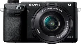 Sony Alpha NEX-6 16.1MP Mirrorless Camera (Black) with 16-50mm Lens