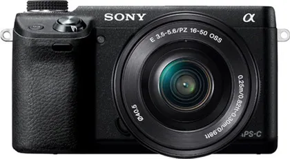 Sony Alpha NEX-6 16.1MP Mirrorless Camera (Black) with 16-50mm Lens