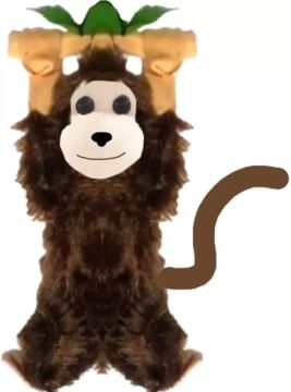 Mofaro Monkey Soft Toys - 23 cm  (Coffee Brown)