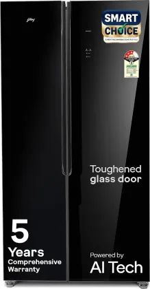 Godrej RS EONVELVET 580C RID OP BK 540 L Side by Side Door Refrigerator