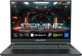 Gigabyte G6 KF-H3IN893KH Gaming Laptop (13th Gen Core i7/ 16GB RAM/ 512GB SSD/ Win 11/ 8GB Graphics)