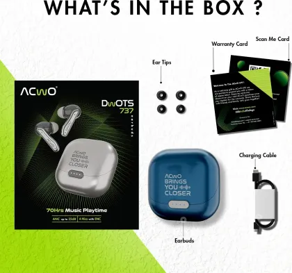 ACwO DwOTS 737 True Wireless Earbuds