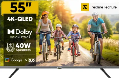 Realme TechLife 55UHDGQRDDVQ 55 inch Ultra HD 4K Smart LED TV