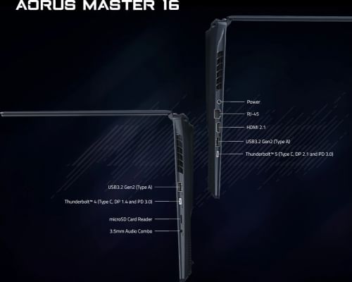 Gigabyte Aorus Master 16 BXHC4INE64SH Gaming Laptop (Intel Core Ultra 9 275HX/ 32GB/ 1TB SSD/ Win11/ 12GB Graph)