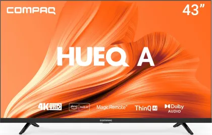 CompaQ HUEQ A CQW43UD 43 Inch Ultra HD 4K Smart LED TV