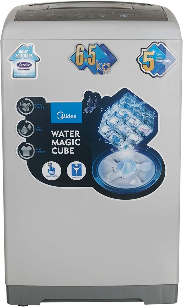 Midea MWMTL065MWO 6.5 kg FullyAutomatic Top Loading Washing Machine