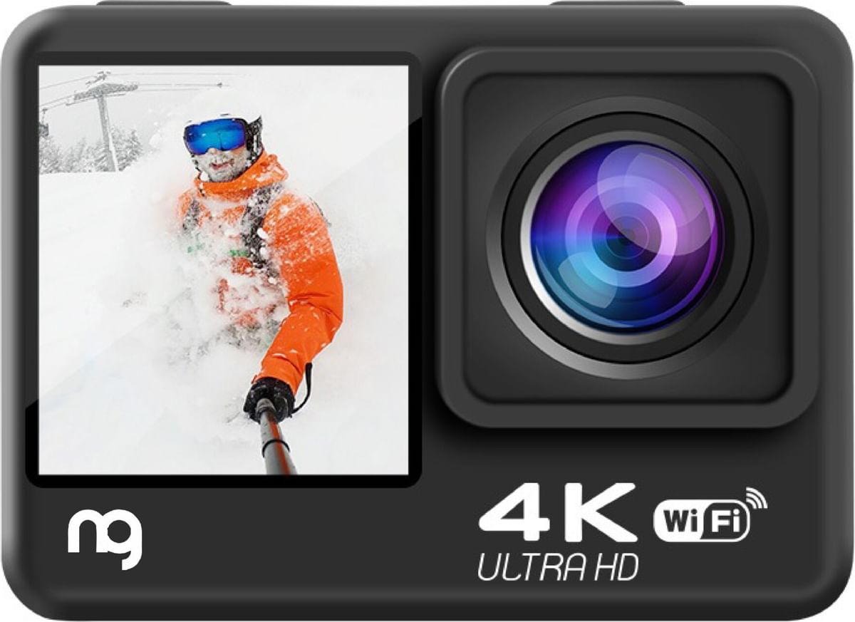 Buy NG Sports Action Camera 4K Touch Black Online in India