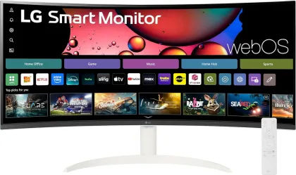 LG 34SR60QC-W 34 inch WQHD Smart Monitor